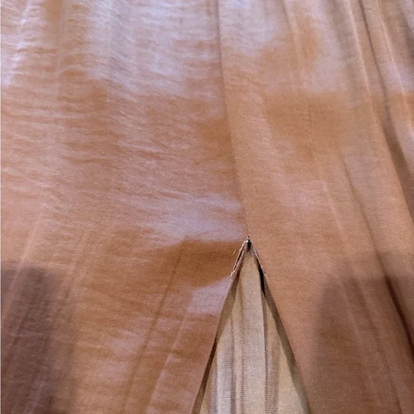 Anthropologie LA VI Maxi Skirt – Mauve Satin (Size L) - Picture 3 of 4